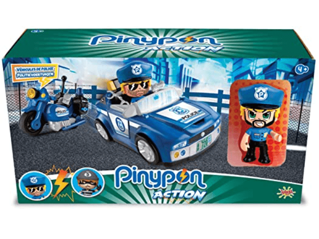 Famosa Toys Famosa-Pinypon action police vehicle (Blue)