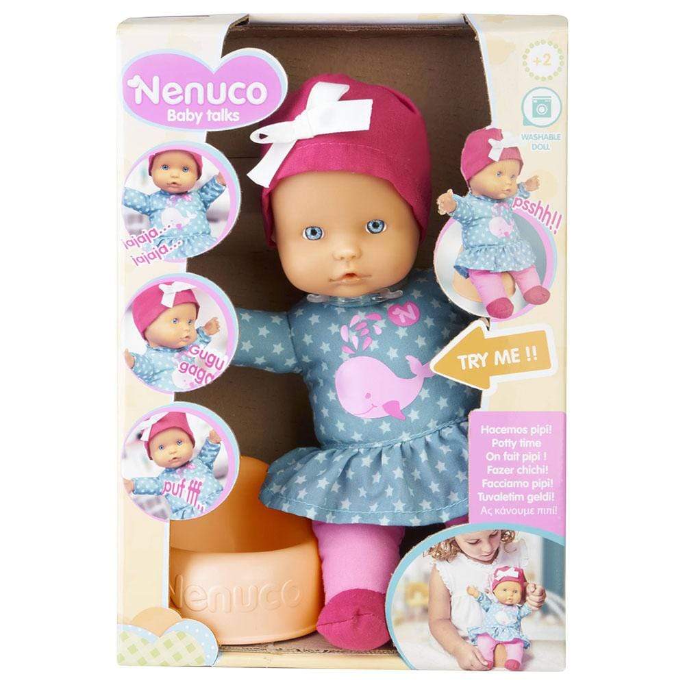 Famosa Toys Nenuco Doll Baby Talks Potty Time B/O