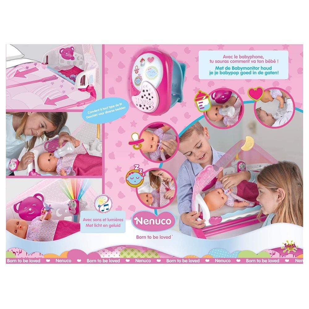 Famosa Toys Nenuco Doll Cradlesleep W/ME Baby Monitor