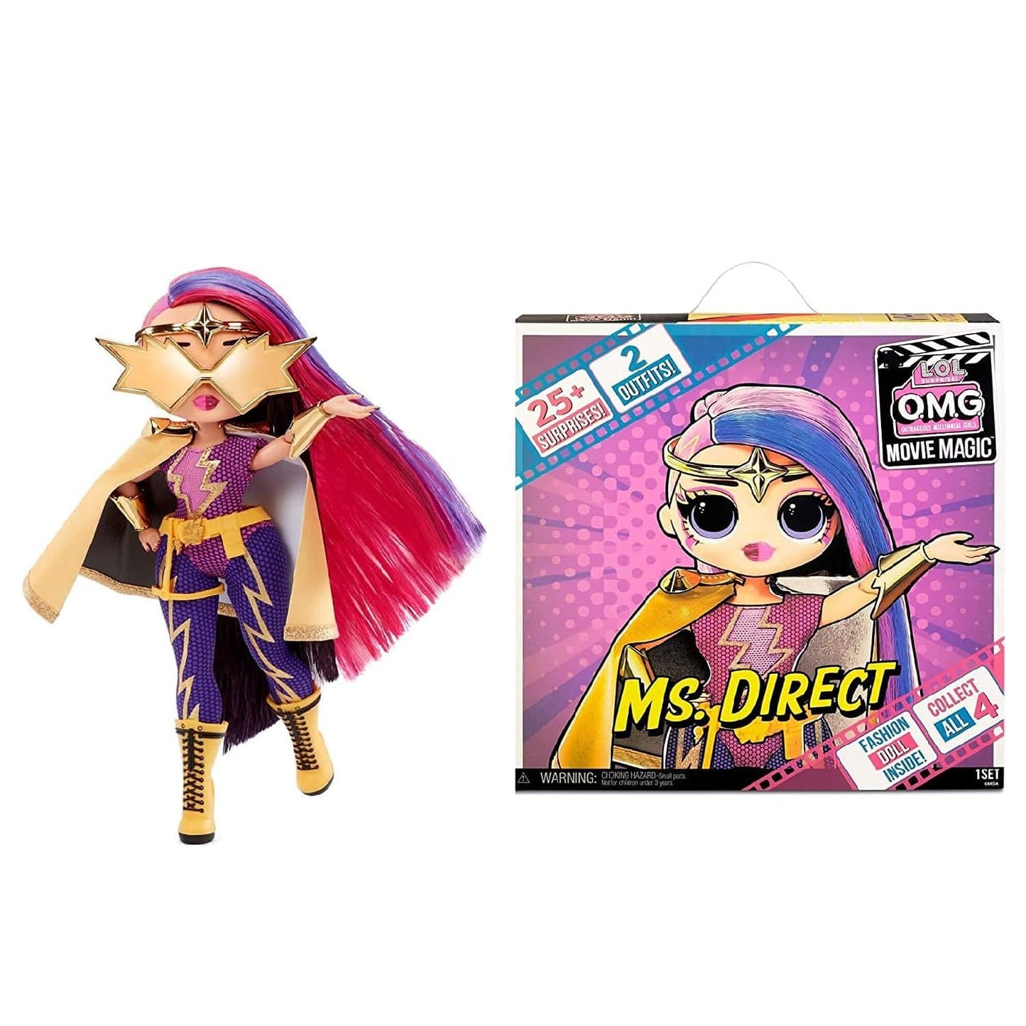 flitit L.O.L. Surprise OMG Movie Magic Ms. Direct Fashion Doll