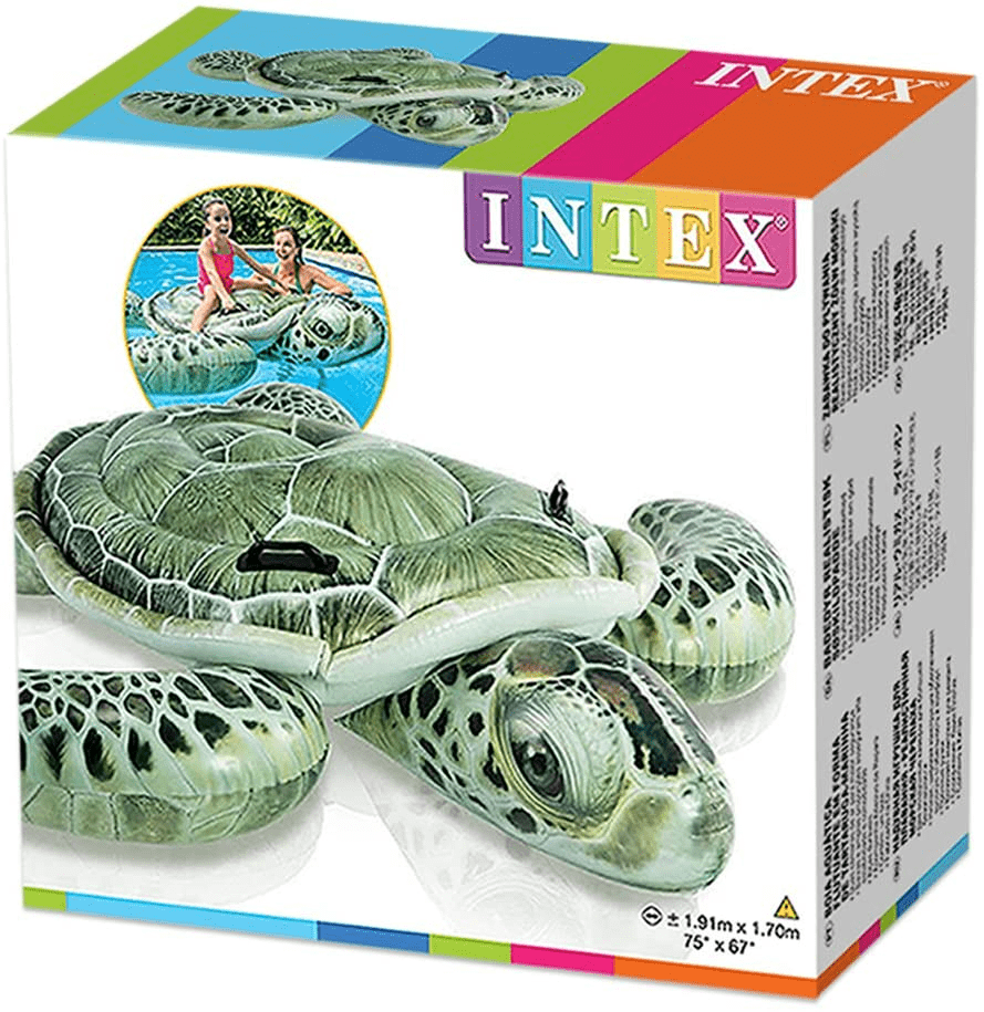 flitit Outdoor Intex Realistic Sea Turtile Rideon AGe 3+