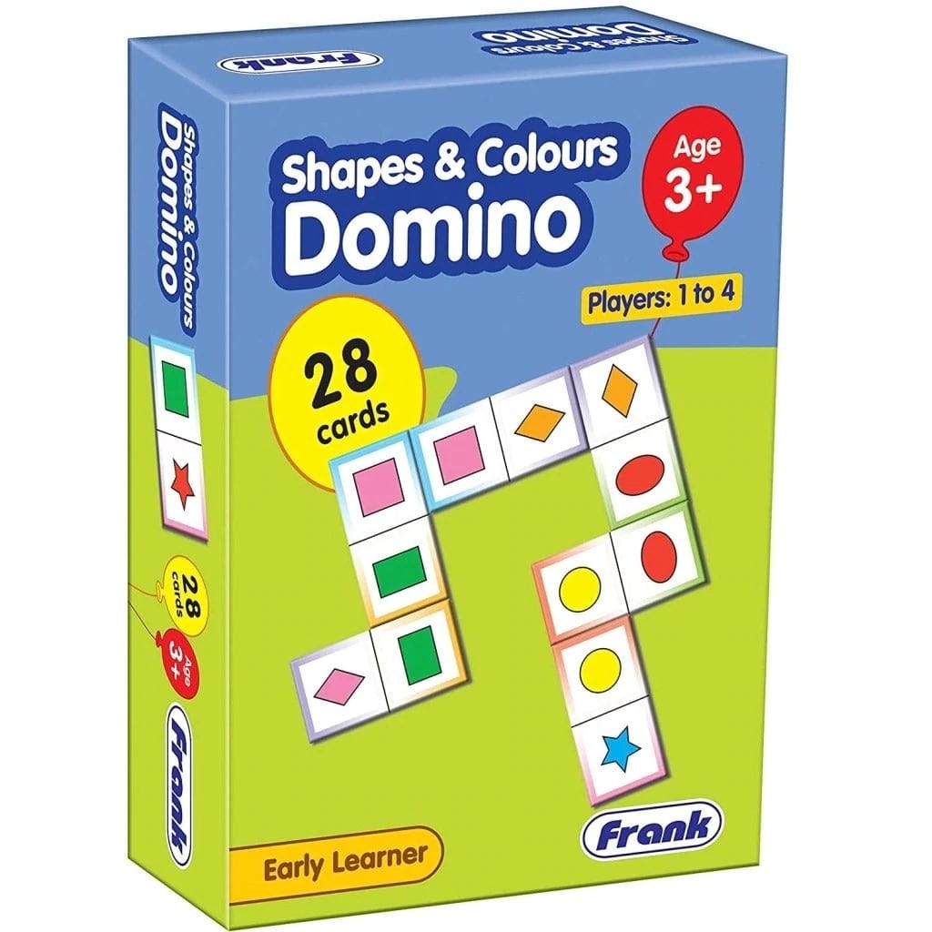 Frank Puzzle Toys Frank Puzzles Shapes and Colours Domino (28 Pcs)