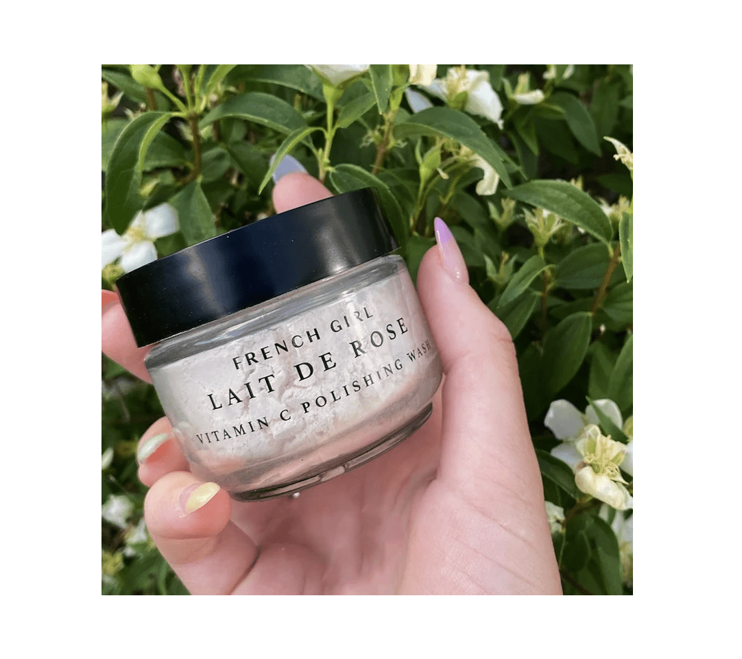 French Girl Beauty French Girl Lait de Rose Vitamin C Polishing Wash 1.35oz
