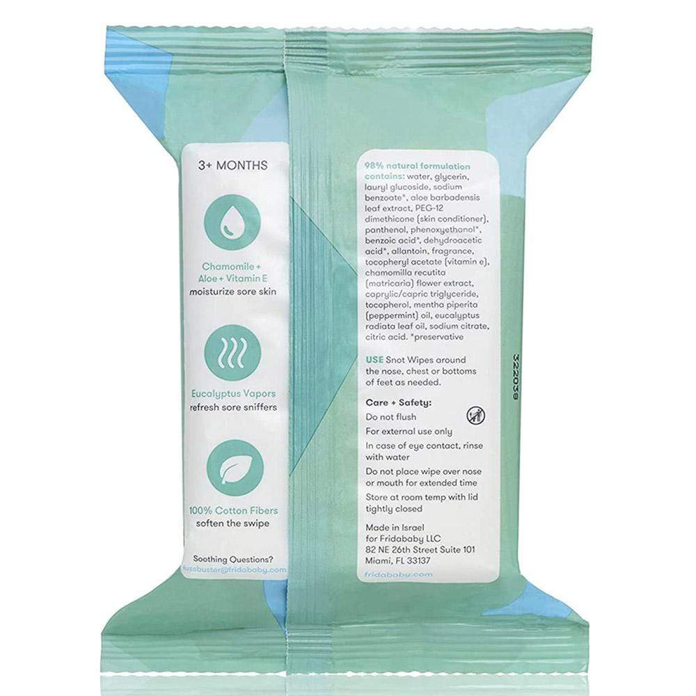 Frida Baby Babies Frida Baby BreatheFrida The Booger Wiper - Nose Chest Wipes (30 wipes)