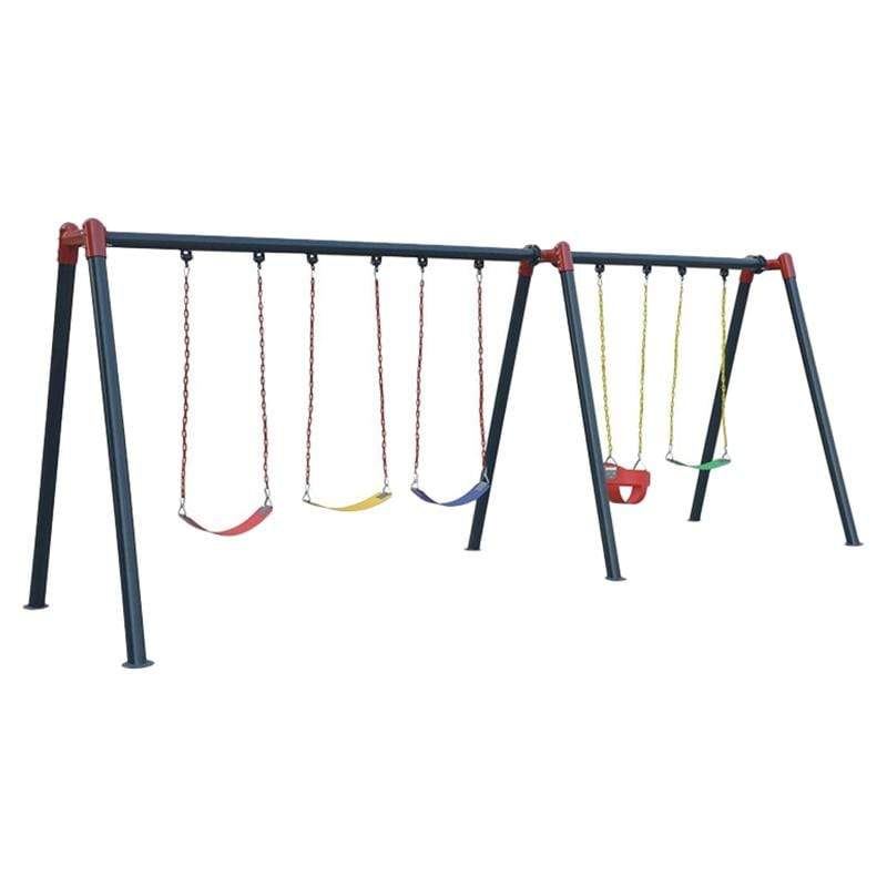 Generic Outdoor Outdoor Garden Metal Swing Playset