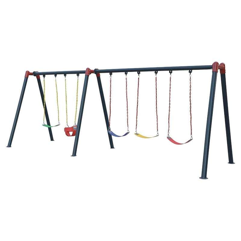 Generic Outdoor Outdoor Garden Metal Swing Playset