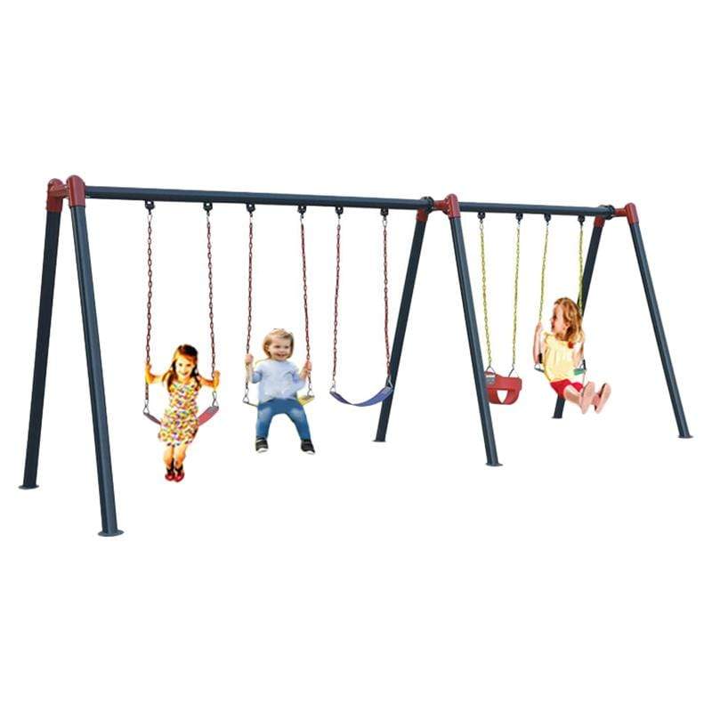 Generic Outdoor Outdoor Garden Metal Swing Playset