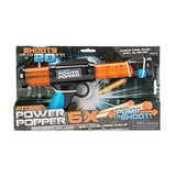 HOG WILD Toys HOG WILD Atomic Power Popper 6 Balls - Yellow