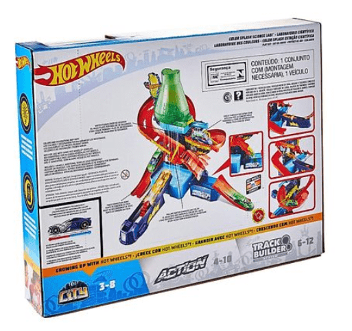 Hot Wheels Color Shifters Color Splash Science Lab Playset - Multicolour