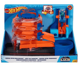 Hotwheels City Super Sets Play Set Asst Super Spin Dealership - Orange