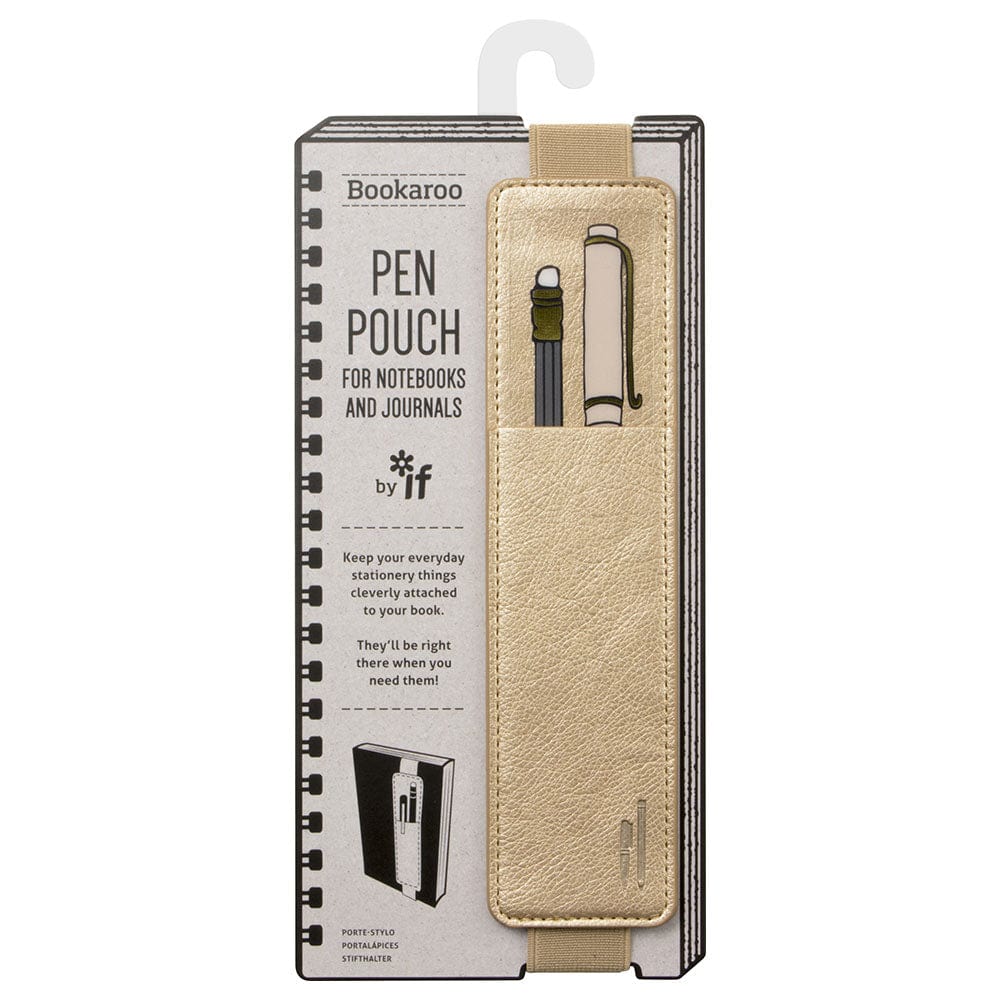 if Bookaroo Pen Pouch - gold