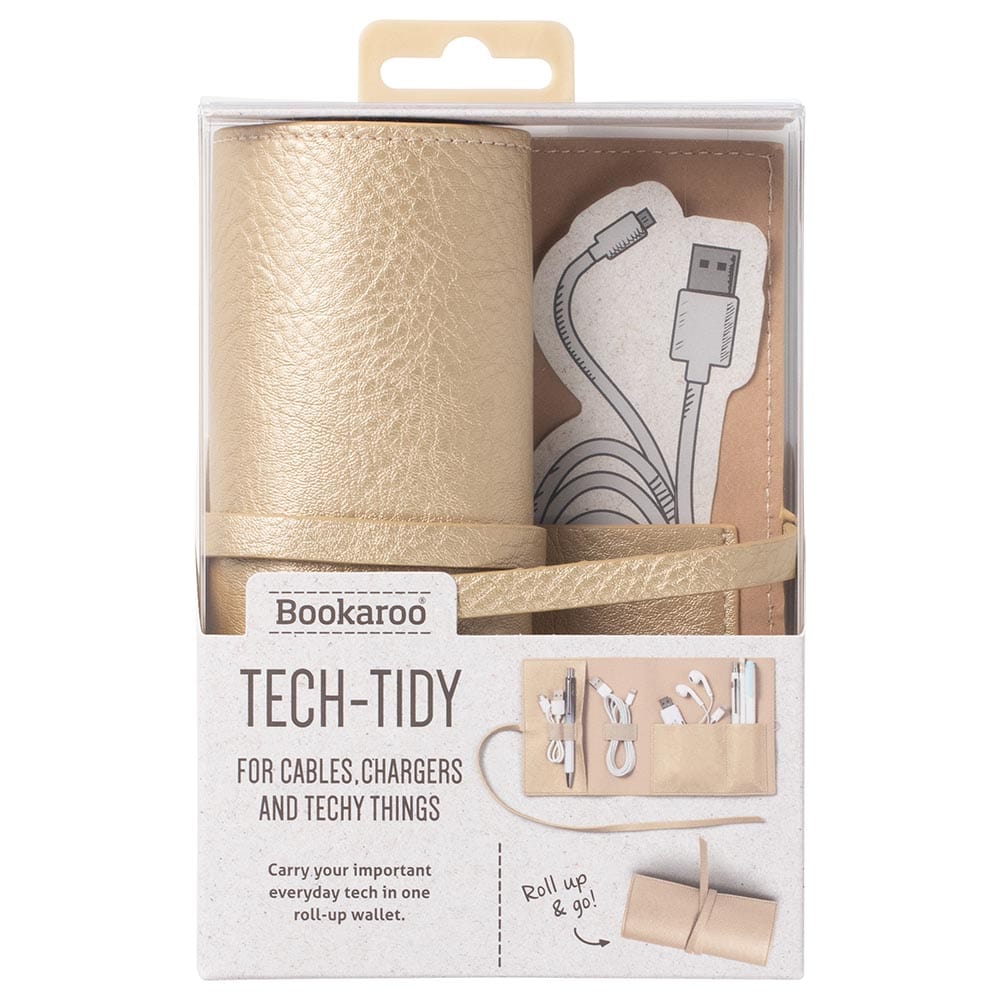 If Toys Bookaroo Travel Tech-Tidy - Gold