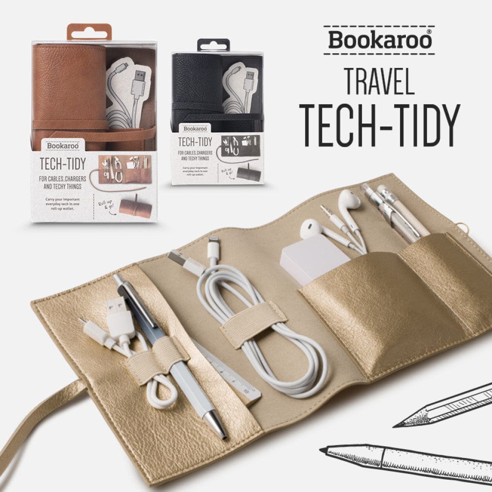 If Toys Bookaroo Travel Tech-Tidy - Gold