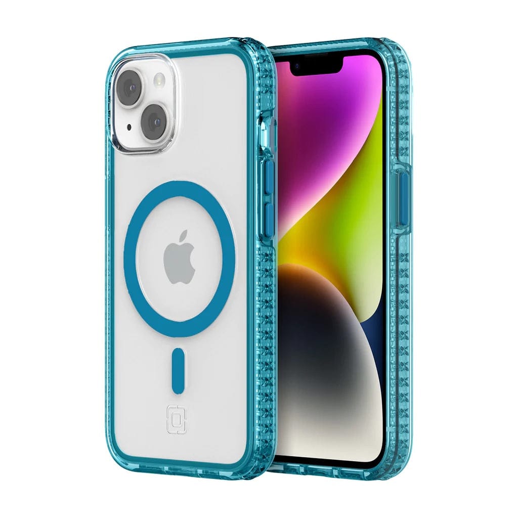 Incipio Electronics Incipio Next Gen Grip For Magsafe For IPhone 14 - BlueJay/Clear