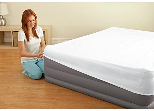 Intex Air Mattresses QUEEN FOAM TOP AIRBED W/E.PUMP(152x203x51)