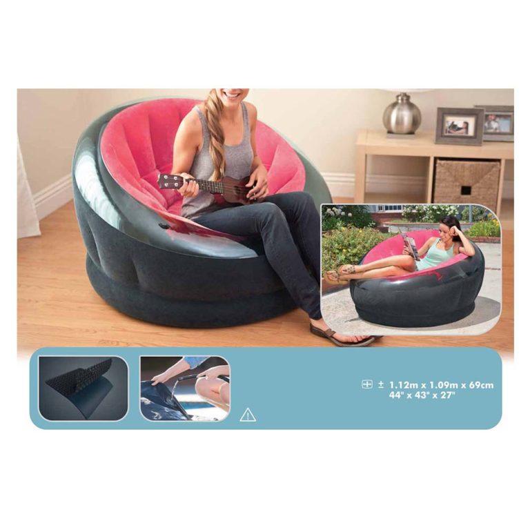 Intex Home & Kitchen Intex Inflatable Empire Chair 68582-Pink