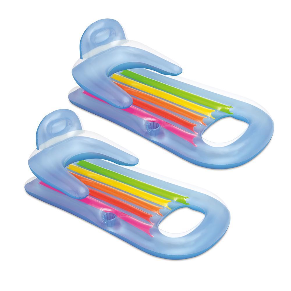 Intex Outdoor Intex King Cool Lounges Transparent Blue