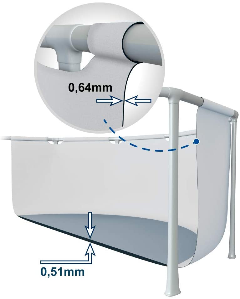 Intex Toys Intex 26724 Prism Frame Premium Pool Set 4.57m x 1.07m