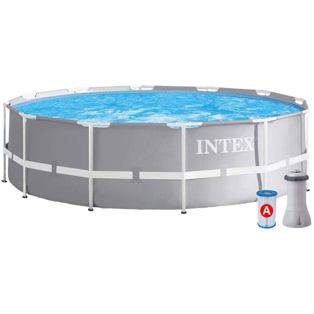 Intex Toys Intex Prism Frame Above Ground Pool Round 3.7m 366x76cm