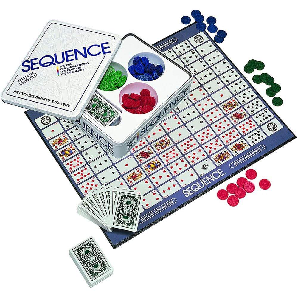 JAX Toys Jax - Sequence Strategic Game in Tin Box