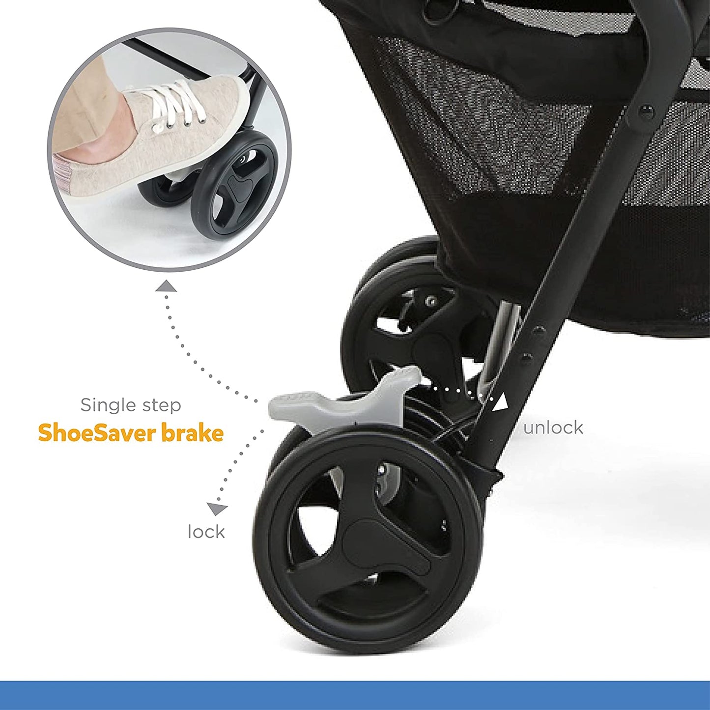 Joie Babies Joie Aire Twin Ultra Lightweight & One Hand-Fold Stroller