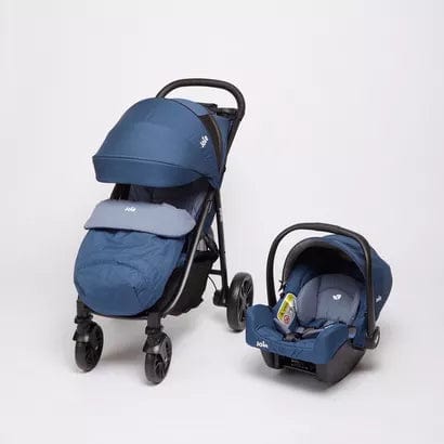 Joie Litetrax Blue 2-Piece Foldable Travel System