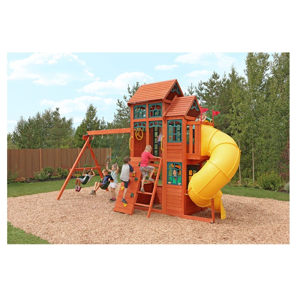 KidKraft Outdoor Kidkraft Canyon Ridge Wooden Swing Set / Playset