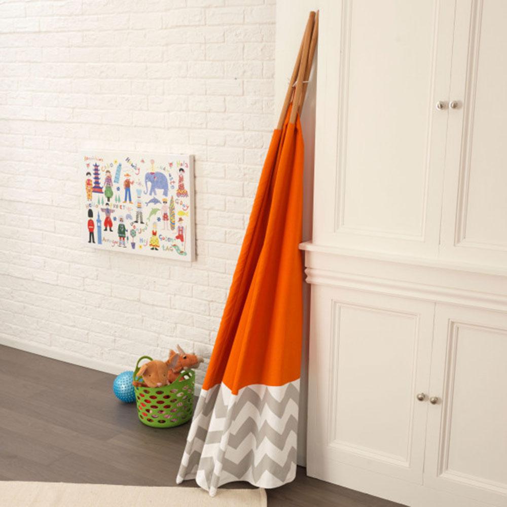 KidKraft Outdoor Kidkraft Deluxe Play Teepee - Orange