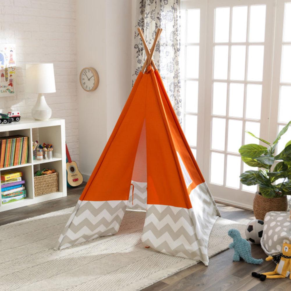 KidKraft Outdoor Kidkraft Deluxe Play Teepee - Orange