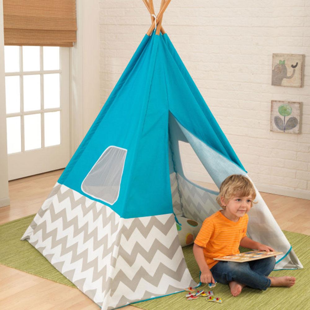 KidKraft Outdoor Kidkraft Deluxe Play Teepee - Turquoise