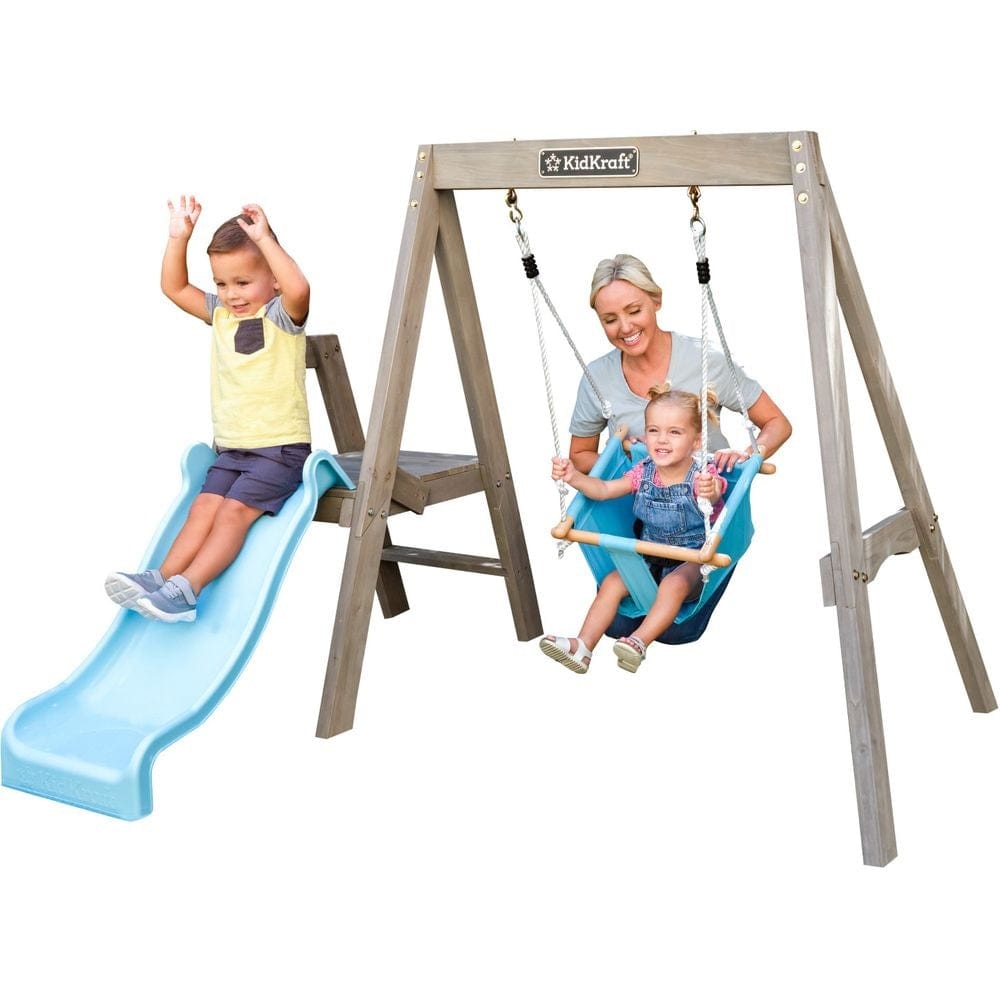 KidKraft Outdoor Kidkraft First Play Wooden Swing Set