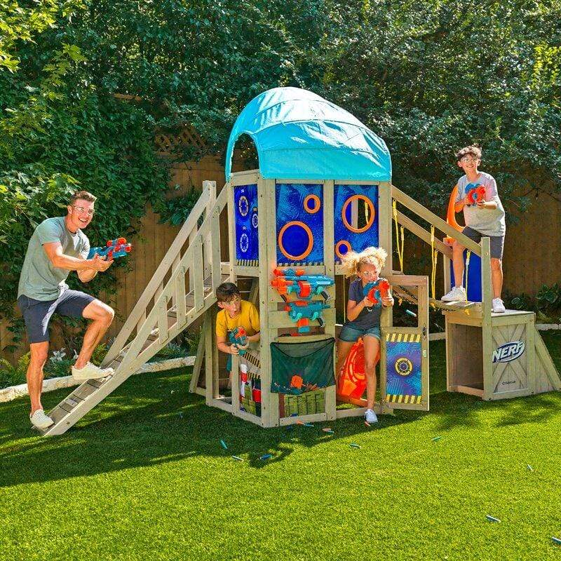 KidKraft outdoor play Kidkraft - Nerf Command Base Battle Fort