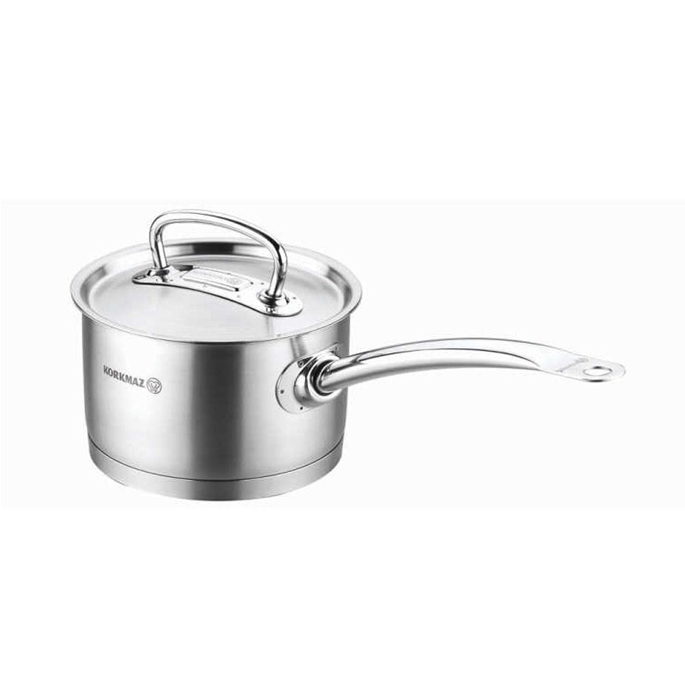 Korkmaz Home & Kitchen Proline Saucepan W/Lid 2L - (C-MX-A1157)