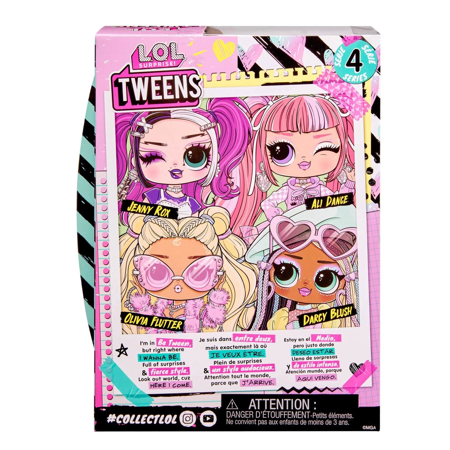 L.O.L LOL Surprise Tweens Series 4 Fashion Doll Darcy Blush with 15 Surprises