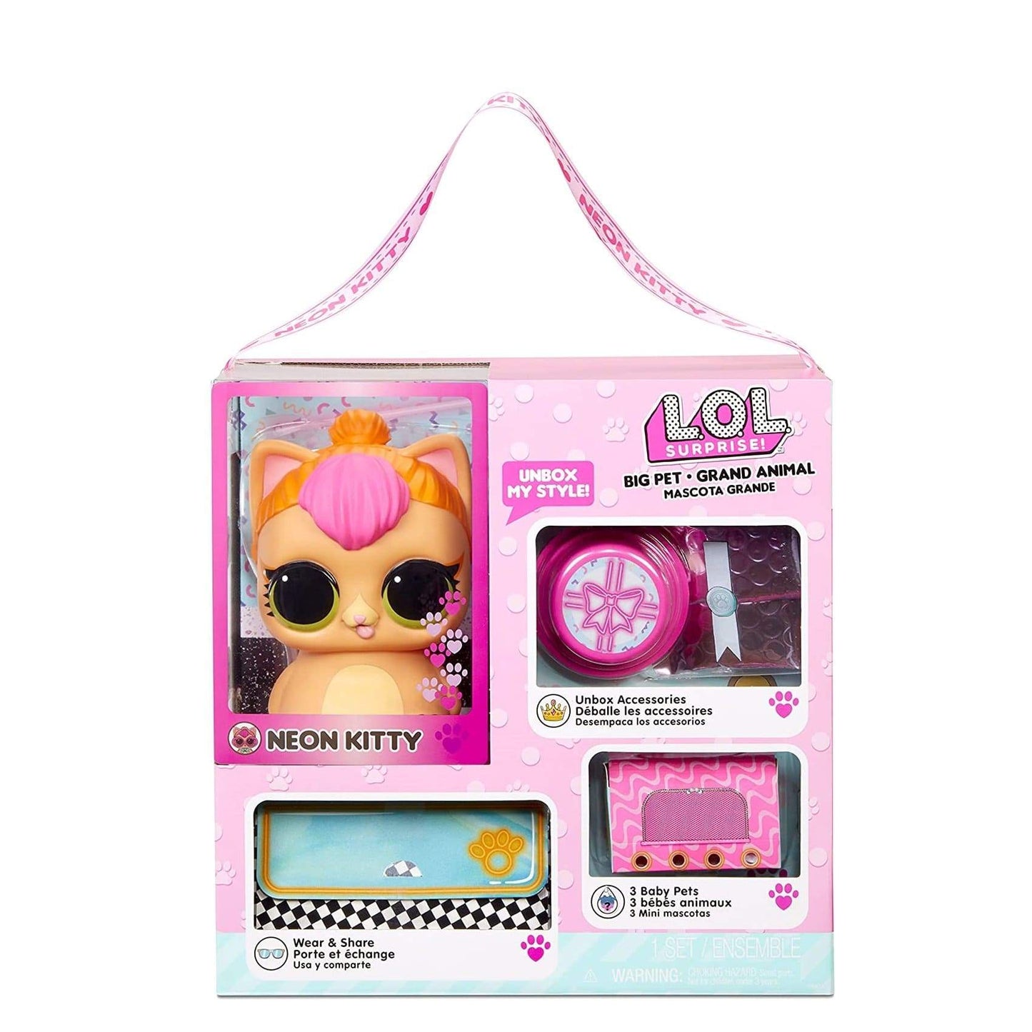 L.O.L Toys L.O.L. Surprise Big Pets - Neon Kitty