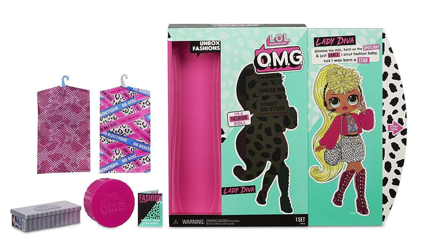 L.O.L Toys L.O.L. Surprise! O.M.G. Lady Diva Fashion Doll with 20 Surprises