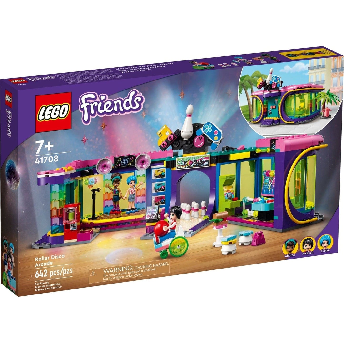 LEGO Toys Lego Friends 41708 Roller Disco Arcade Building