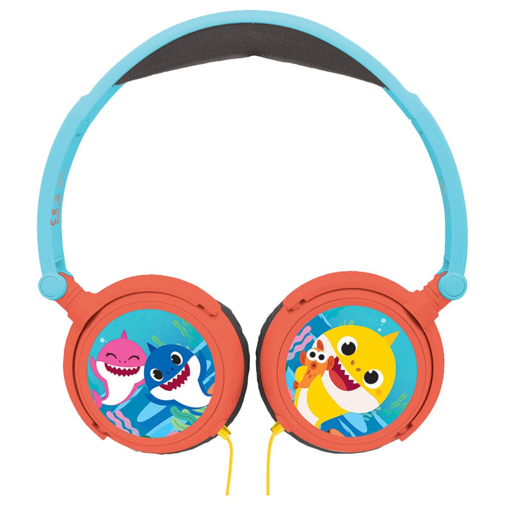 lexibook Toys Baby Shark Stereo Wired Foldable Headphone with Kids Safe Volume