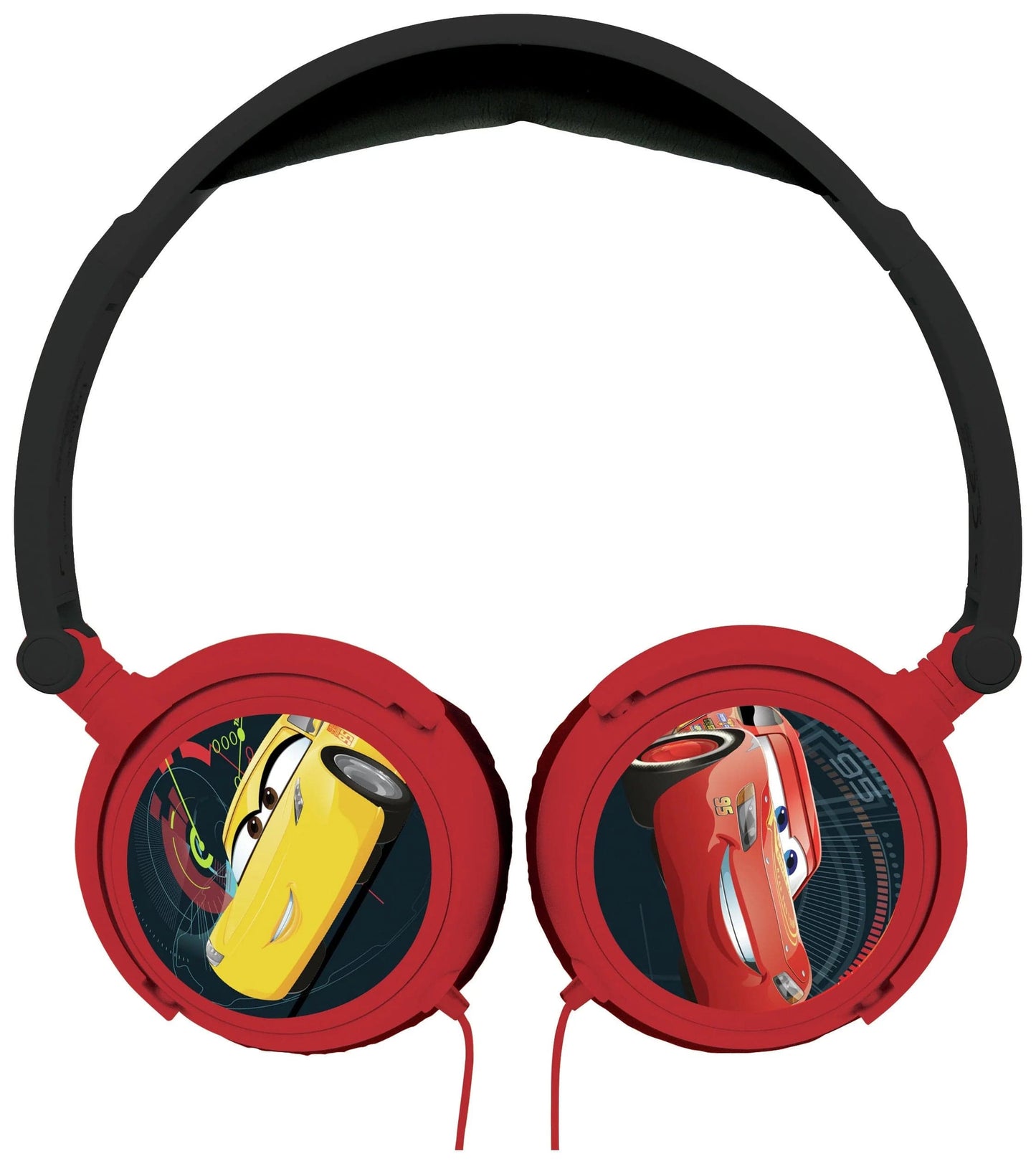 lexibook Toys Disney Cars Stereo Wired Foldable Headphone with Kids Safe Volume