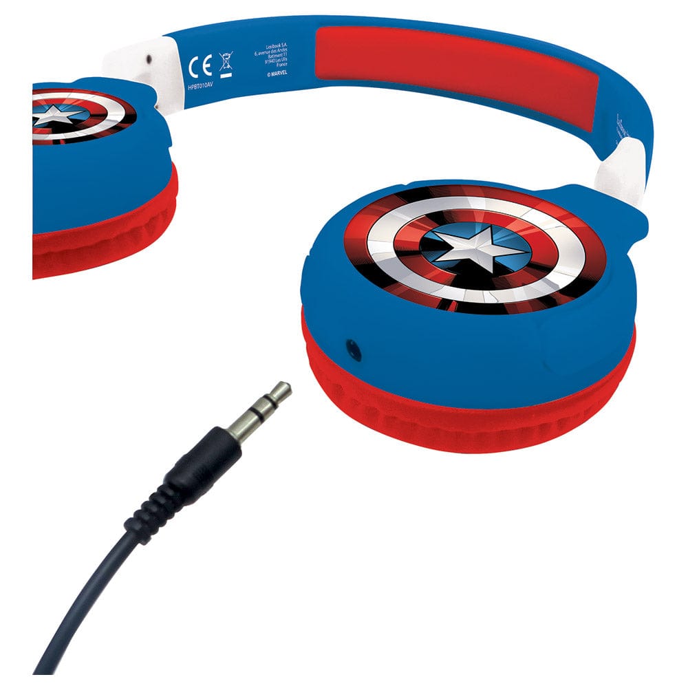 lexibook Toys Lexibook - Avengers Design 2-in-1 Bluetooth & Wired Headphone
