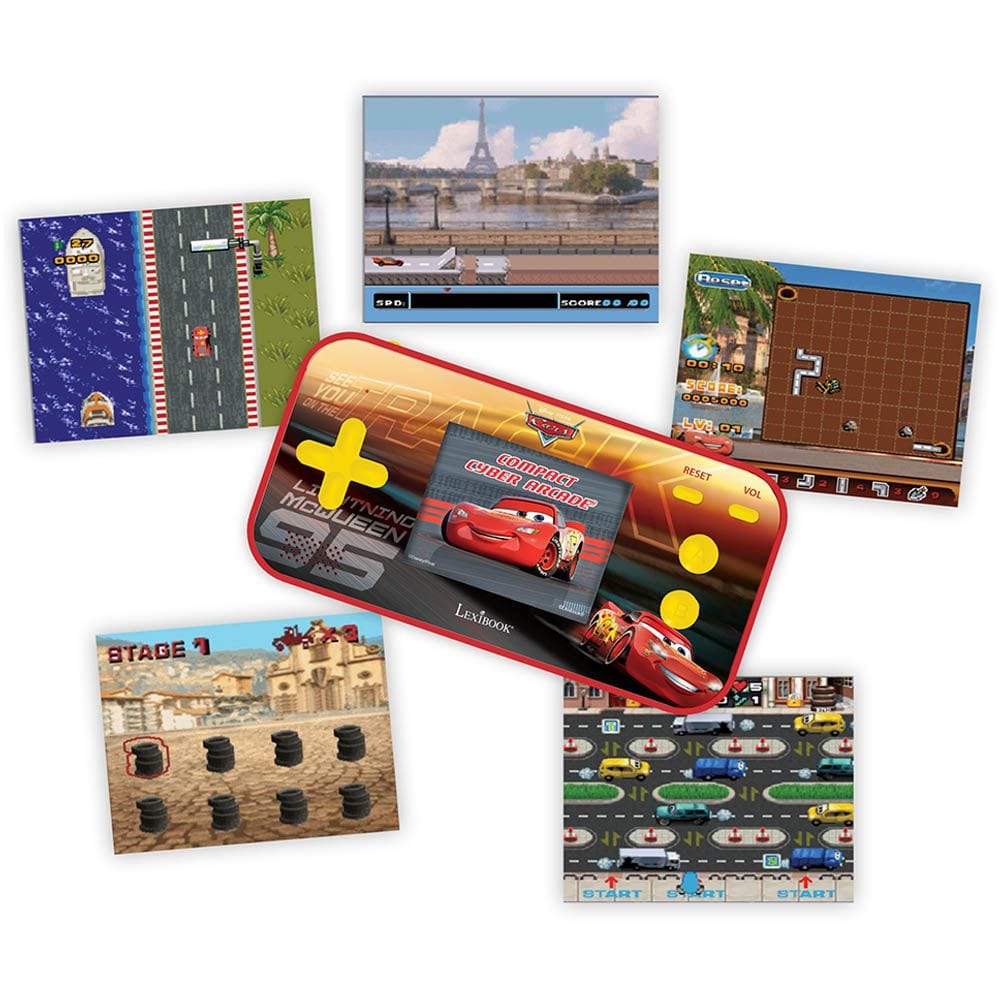 lexibook Toys Lexibook - Handheld Cyber Arcade Disney Cars Console 2.5-inch