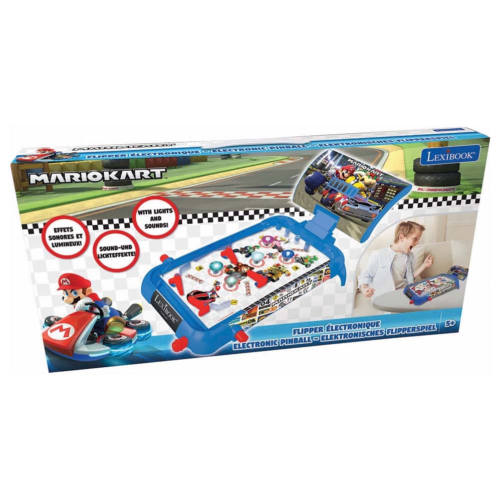 lexibook Toys Lexibook - Mario Kart Electronic Pinball w/ Lights & Sounds