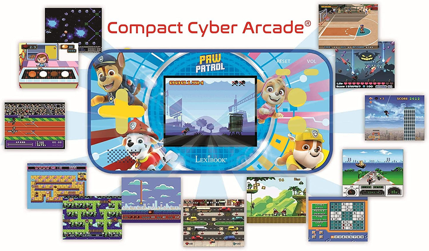 lexibook Toys Lexibook Paw Patrol Chase Compact Cyber Arcade Portable Gaming Console, 150 Games