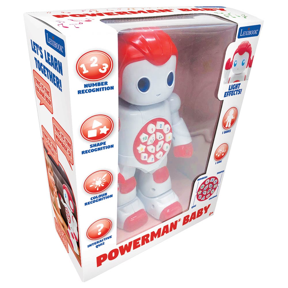 lexibook Toys Lexibook - Powerman First Talking Robot Learning Toy - English