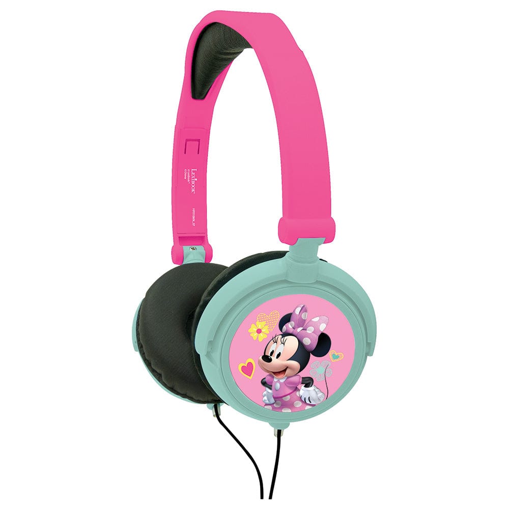 lexibook Toys Minnie Stereo Wired Foldable Headphone with Kids Safe Volume