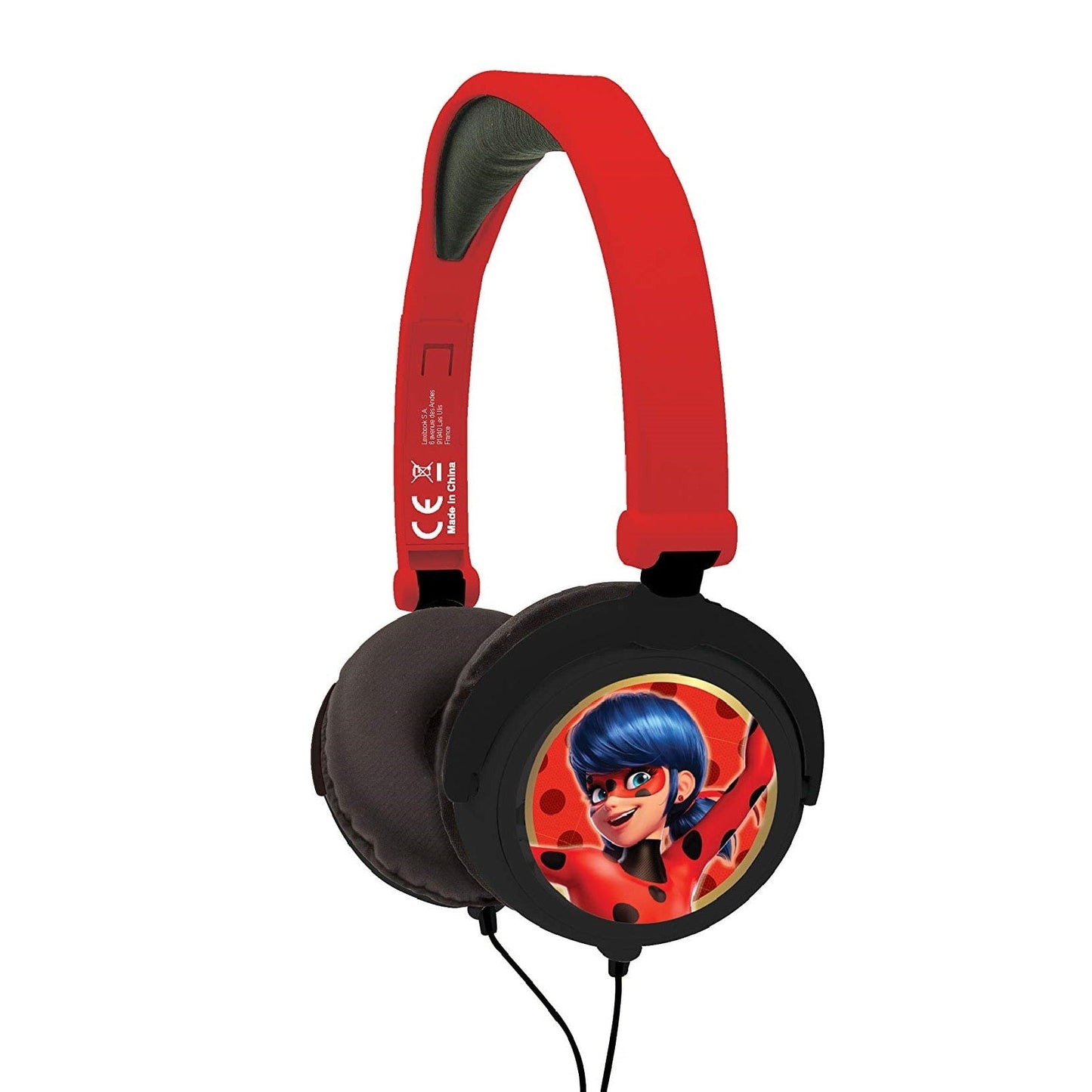 lexibook Toys Miraculous Stereo Wired Foldable Headphone with Kids Safe Volume