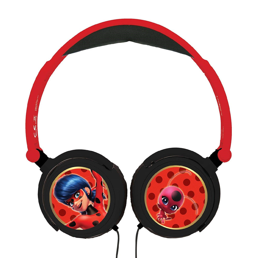 lexibook Toys Miraculous Stereo Wired Foldable Headphone with Kids Safe Volume