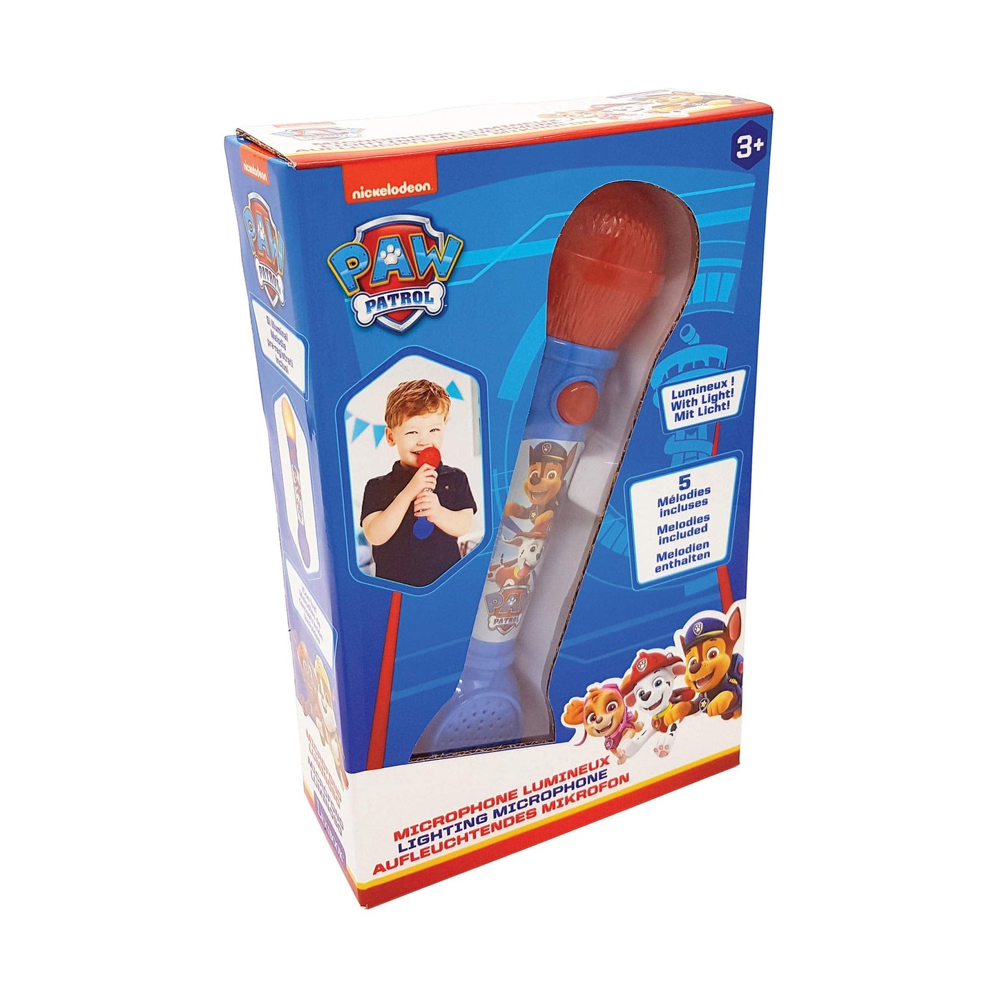 lexibook Toys Paw Patrol Lighting Microphone with Melodies and Sound Effects