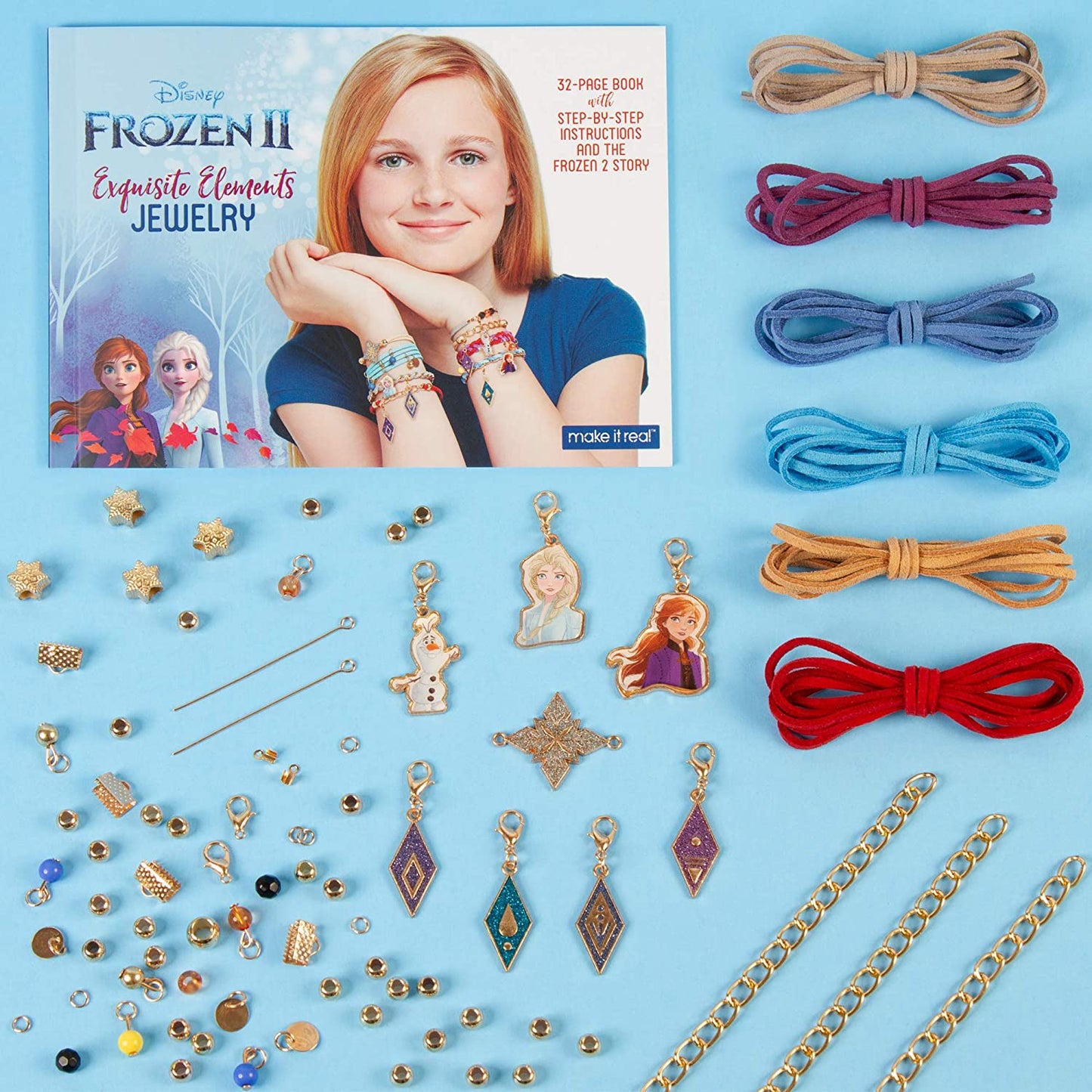 Make it Real Art & Craft Make It Real Disney Frozen 2-Piece Jewelry Set 84pcs