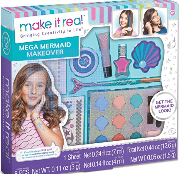 Make It Real – Mega Mermaid Makeover. مجموعة مكياج للفتيات بطابع حورية البحر.